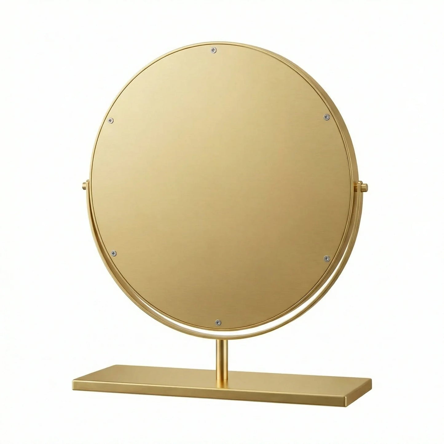 Luxury Circular Gold LED Vanity Mirror