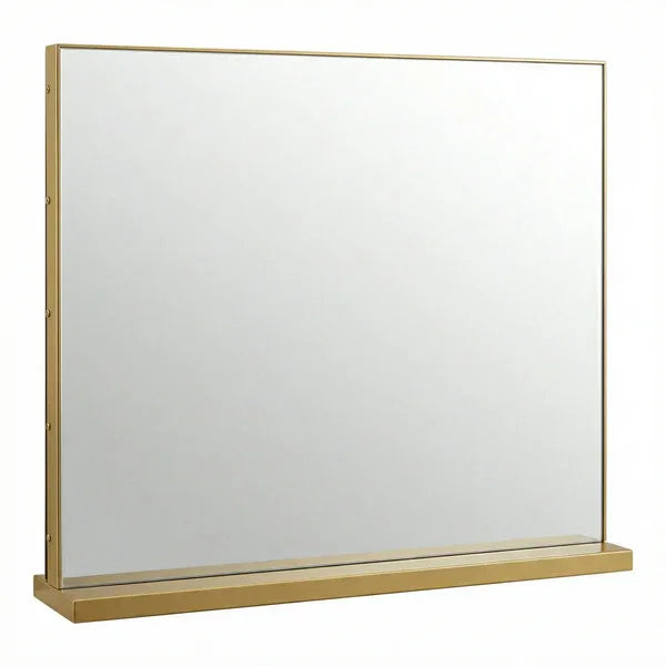 Elegant Gold Freestanding Table Mirror