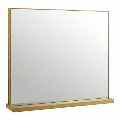 Elegant Gold Freestanding Table Mirror