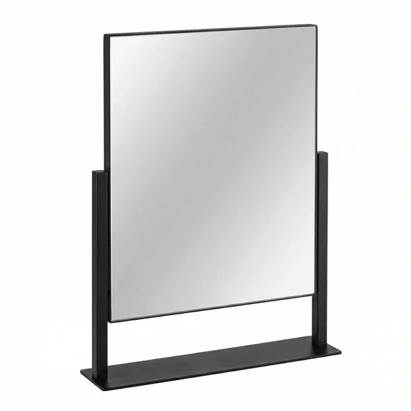 Minimalist Matte Black Professional Tabletop Mirror