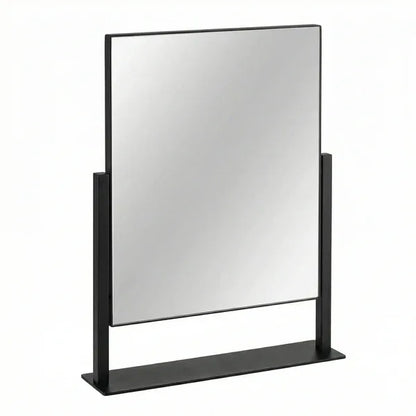 Minimalist Matte Black Professional Tabletop Mirror