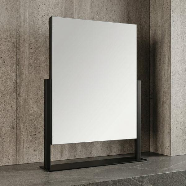 Minimalist Matte Black Professional Tabletop Mirror