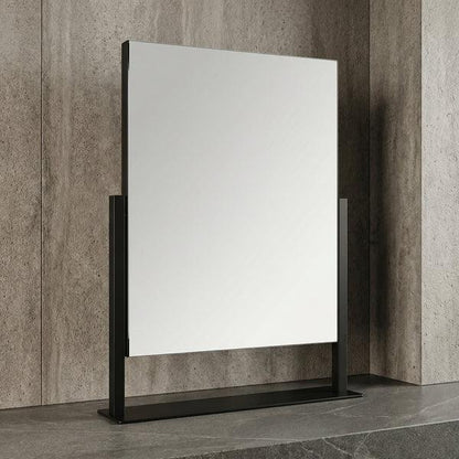 Minimalist Matte Black Professional Tabletop Mirror