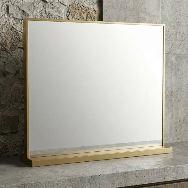 Elegant Gold Freestanding Table Mirror