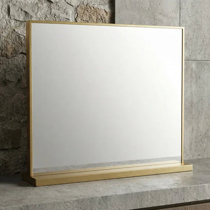 Elegant Gold Freestanding Table Mirror