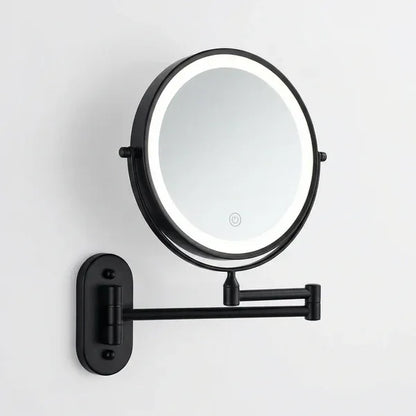 Lumio Gold LED Retractable Vanity Mirror