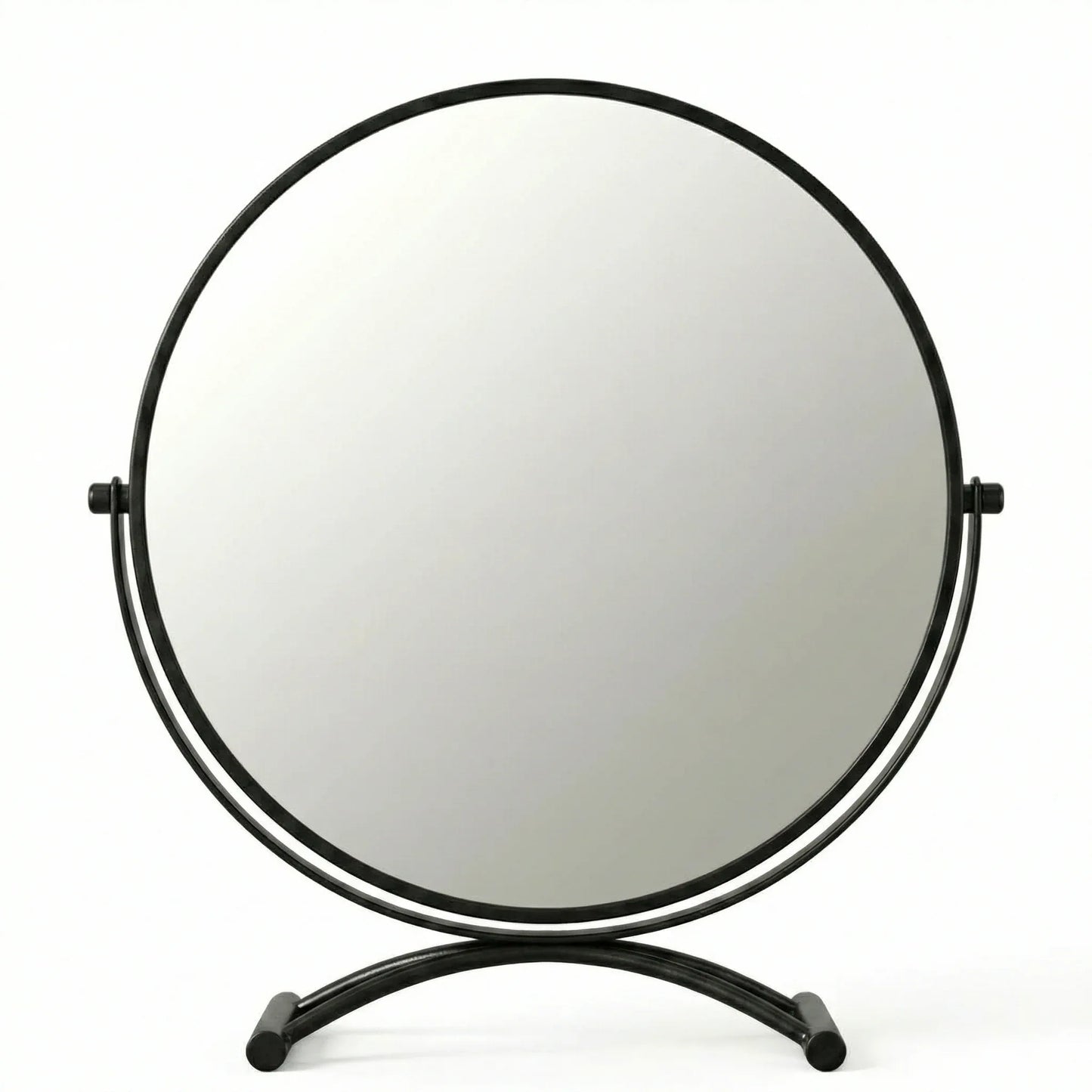 Minimalist Matte Black Table Mirror