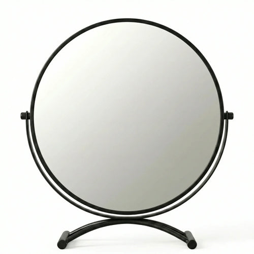 Minimalist Matte Black Table Mirror