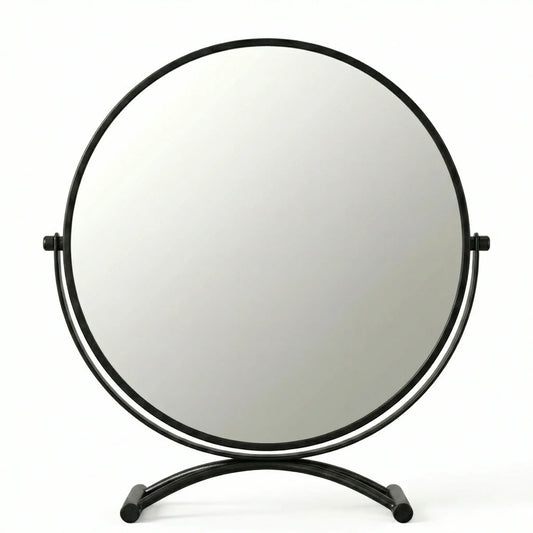 Minimalist Matte Black Table Mirror