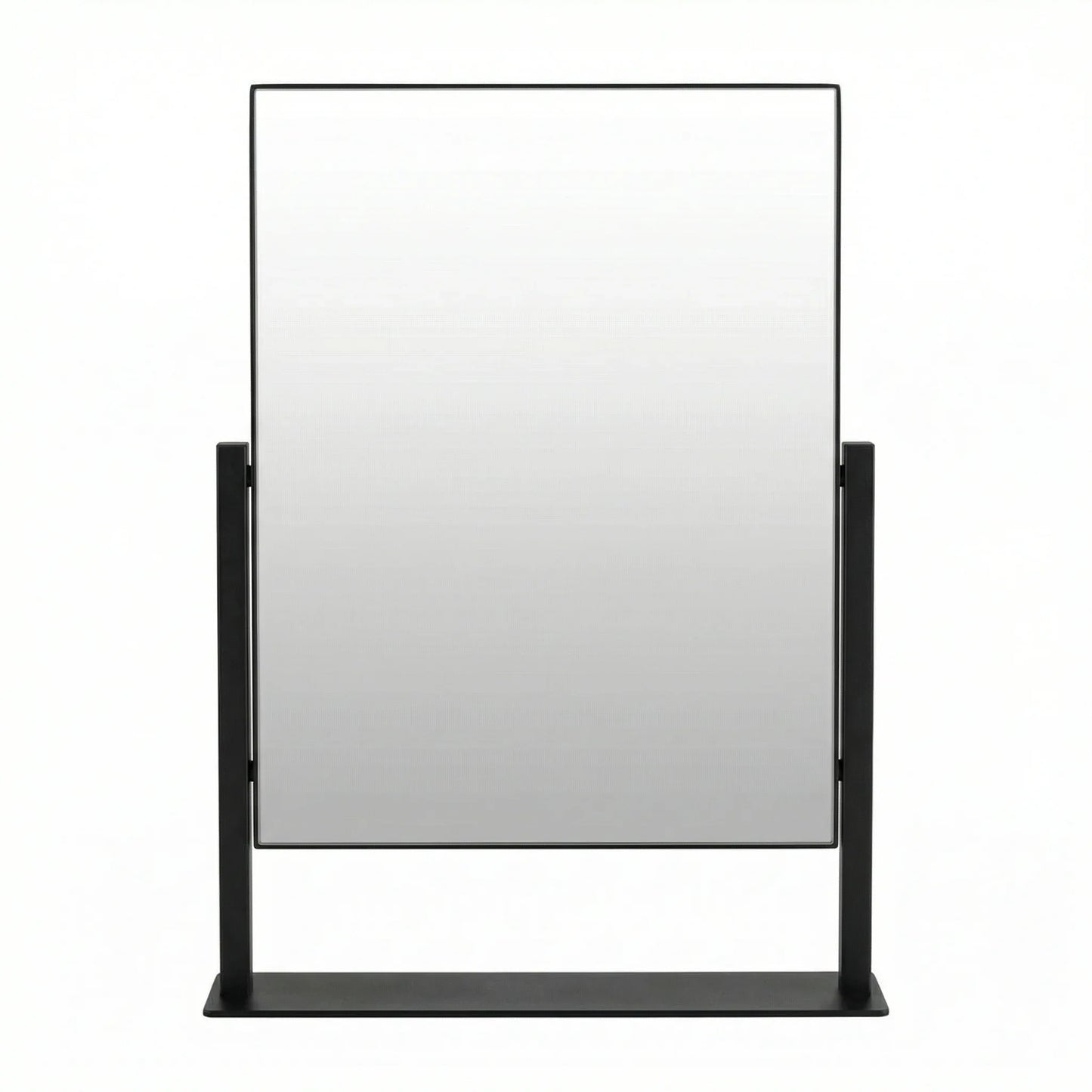 Minimalist Matte Black Professional Tabletop Mirror