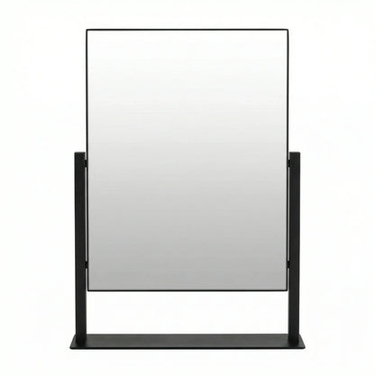 Minimalist Matte Black Professional Tabletop Mirror