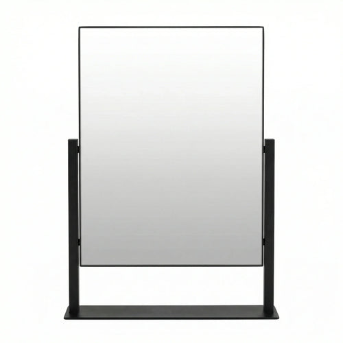 Minimalist Matte Black Professional Tabletop Mirror