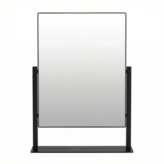 Minimalist Matte Black Professional Tabletop Mirror