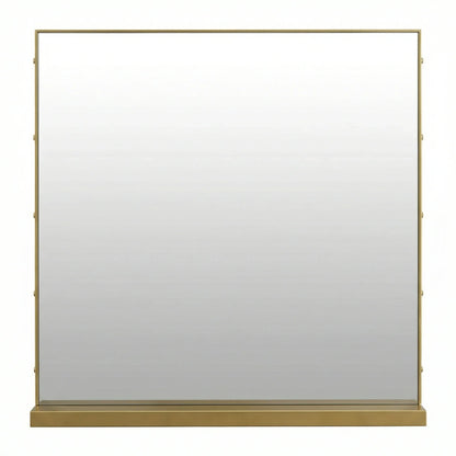 Elegant Gold Freestanding Table Mirror