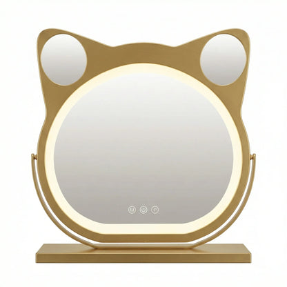 Luvora Luxury Cat Ear LED Mirror