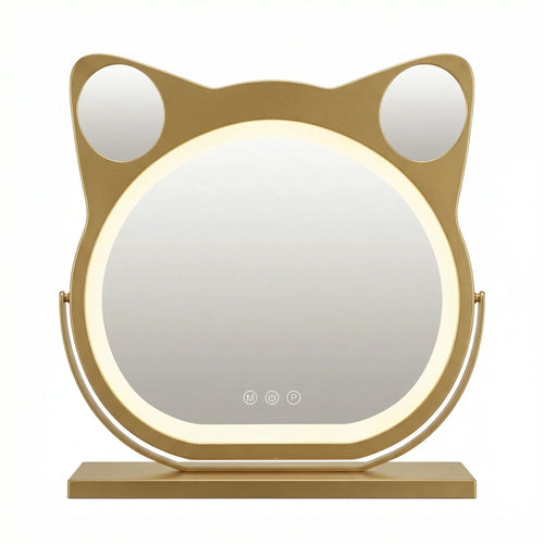 Luvora Luxury Cat Ear LED Mirror
