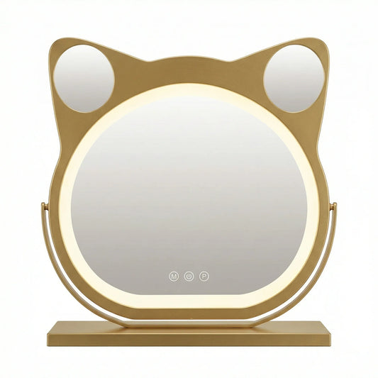 Luvora Luxury Cat Ear LED Mirror