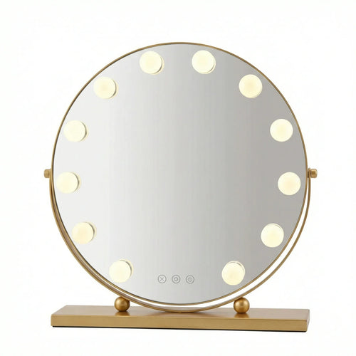 Hollywood LuviaGlow Gold Vanity Mirror