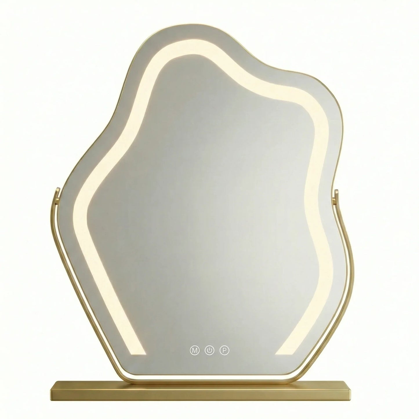 Cloud LED Vanity Mirror Gold