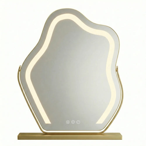 Cloud LED Vanity Mirror Gold