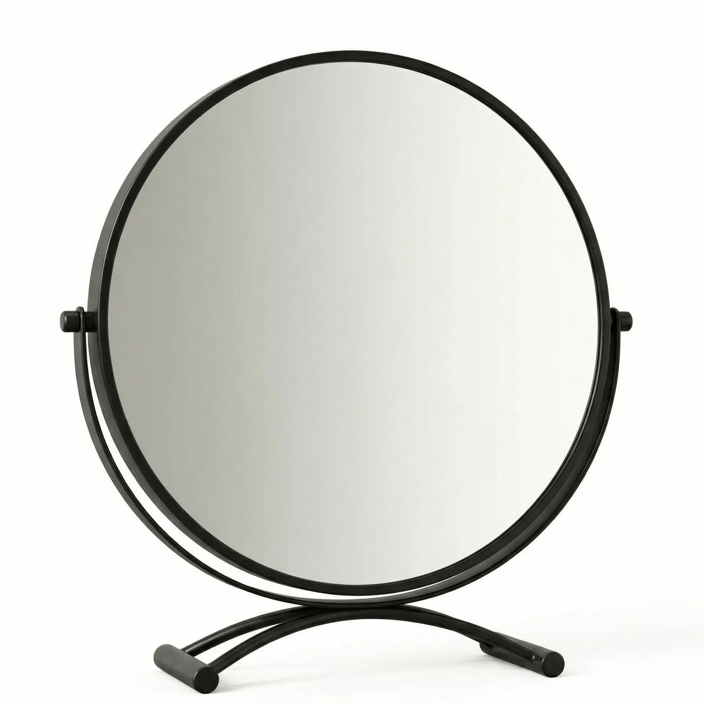 Minimalist Matte Black Table Mirror