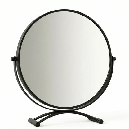 Minimalist Matte Black Table Mirror