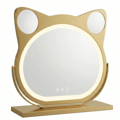Luvora Luxury Cat Ear LED Mirror
