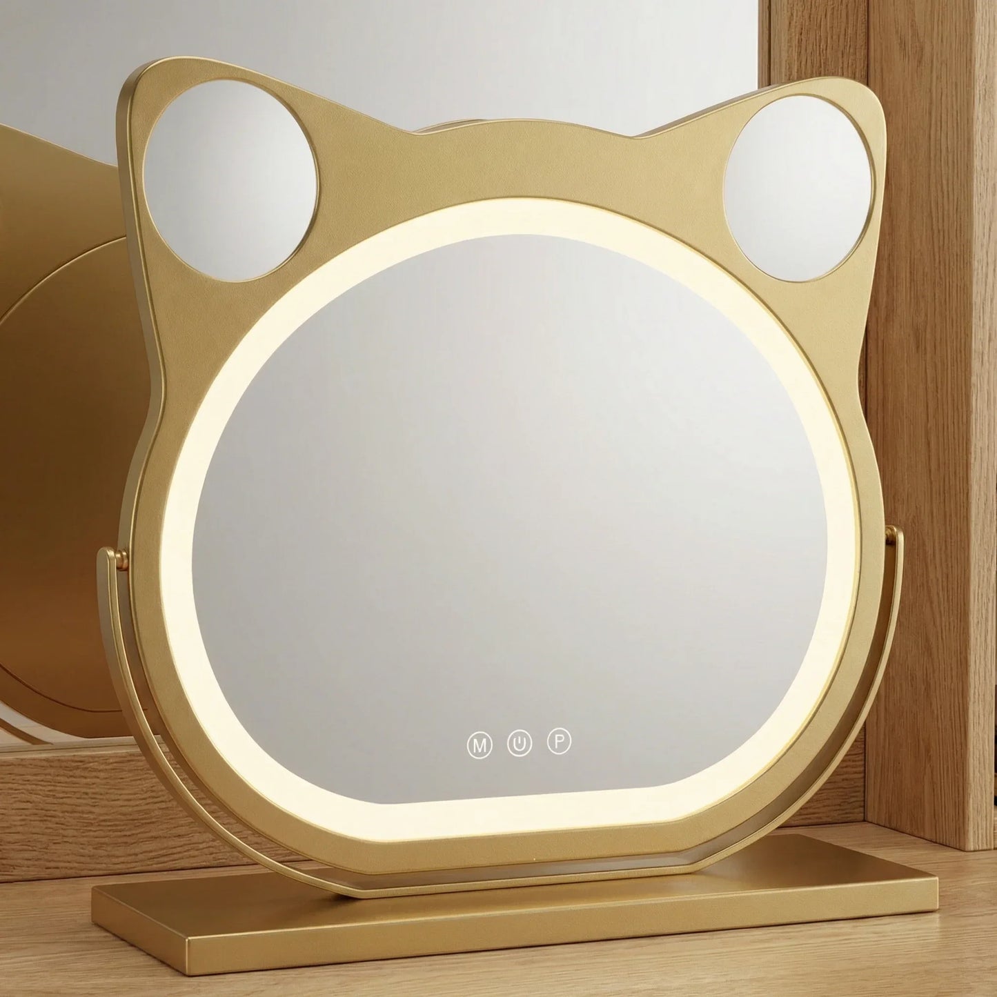 Luvora Luxury Cat Ear LED Mirror