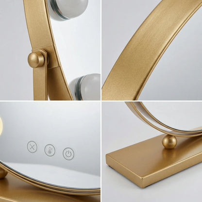 Hollywood LuviaGlow Gold Vanity Mirror