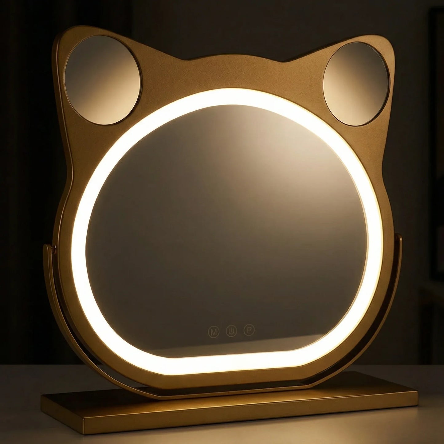 Luvora Luxury Cat Ear LED Mirror