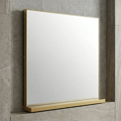 Elegant Gold Freestanding Table Mirror