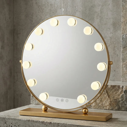 Hollywood LuviaGlow Gold Vanity Mirror