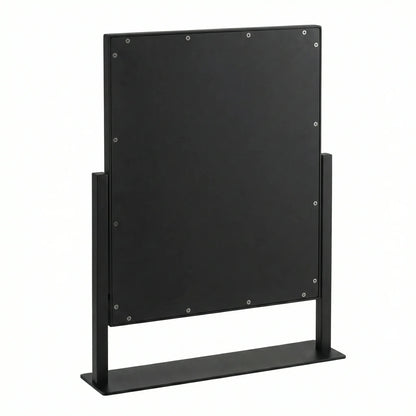 Minimalist Matte Black Professional Tabletop Mirror