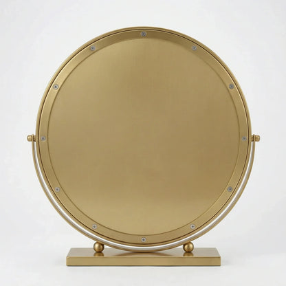 Elegant Gold Swivel Table Mirror