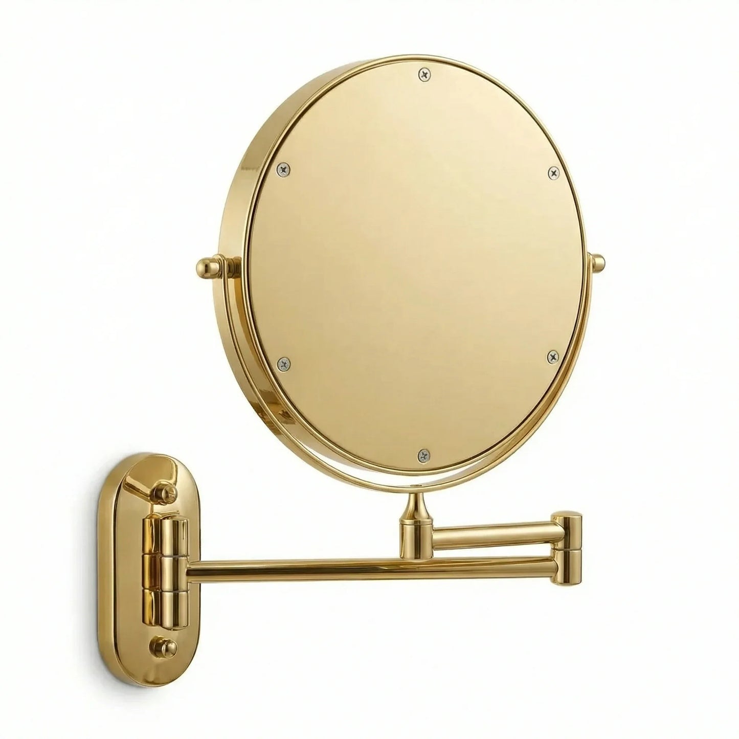 Lumio Gold LED Retractable Vanity Mirror