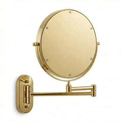 Lumio Gold LED Retractable Vanity Mirror
